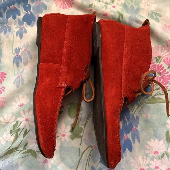Lands End Chukka Moccasin Booties - 8 - Picture 7 of 11